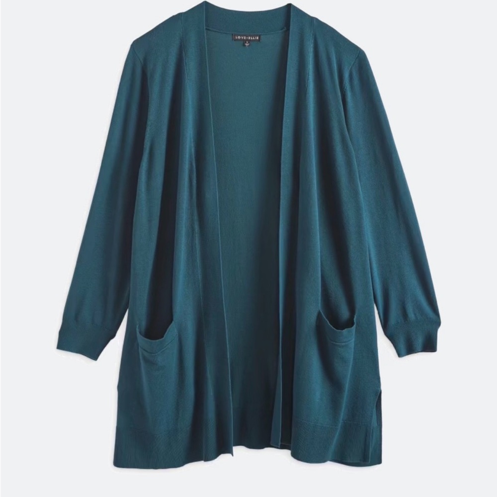 Lou & Grey Women's Blue Cardigan Sweater